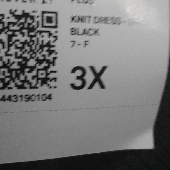 NWT Black One Strap Bodycon Dress Size 3X - Picture 4 of 4